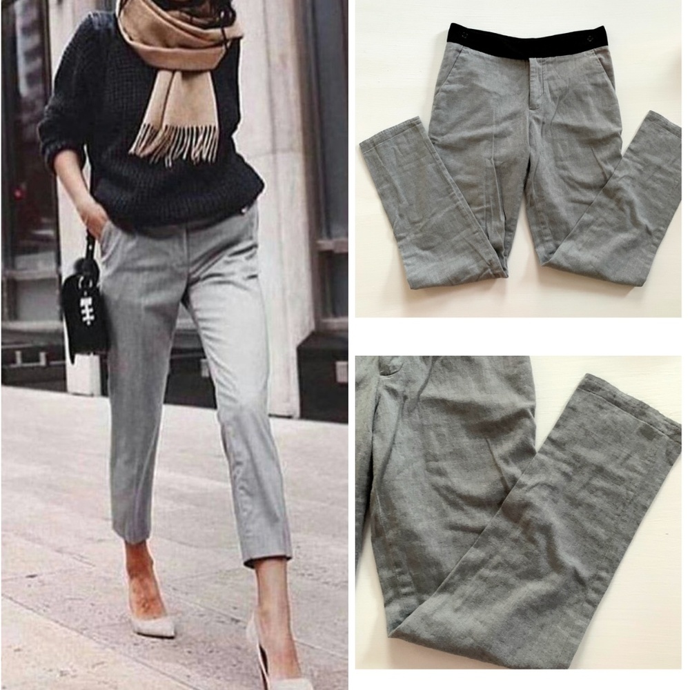 Rachel Roy Gray Trousers Pants Size 0